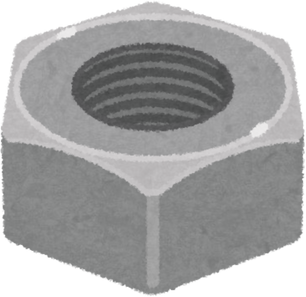 Illustration of a Hexagonal Nut