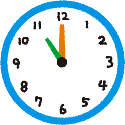 Illustration of a Clock Showing Ten Thirty