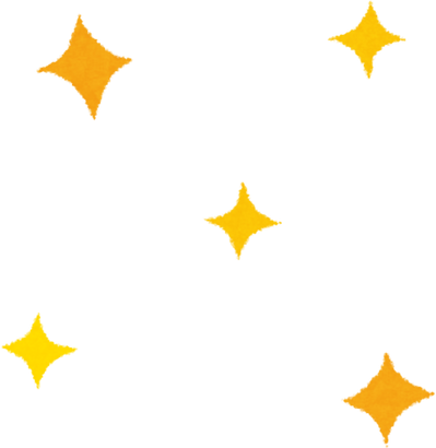 Illustration of Sparkling Golden Stars on a Black Background